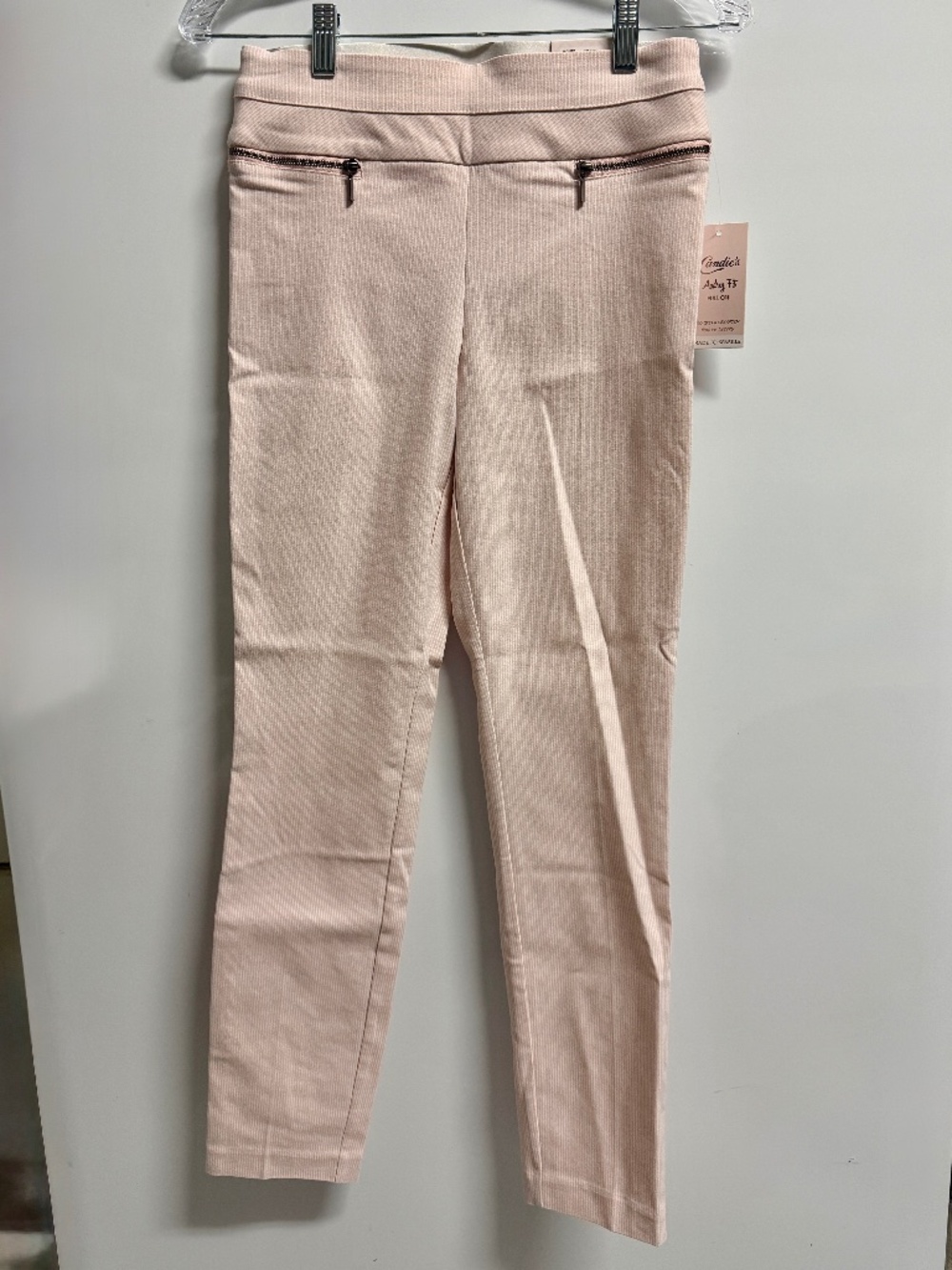 NWT Candies Pink Striped Strechy Skinny Pants